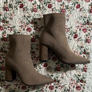 Brown Heeled Boots